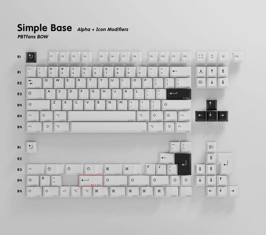 PBTfans BOW keycaps